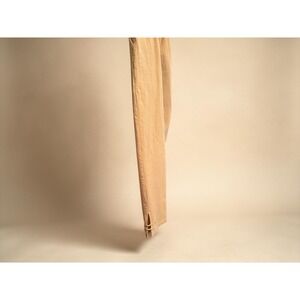 JustFashionNow XXL Beige Linen Look Pant Elastic Waist Drawstring Relaxed Casual